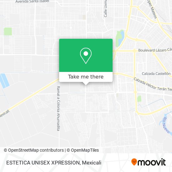 ESTETICA UNISEX XPRESSION map