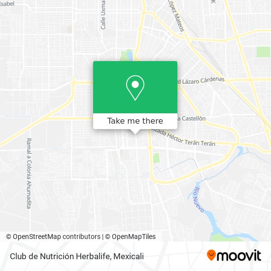 Club de Nutrición Herbalife map