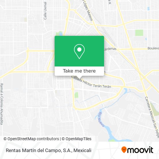 Rentas Martín del Campo, S.A. map