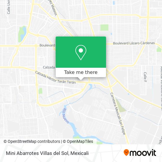Mapa de Mini Abarrotes Villas del Sol