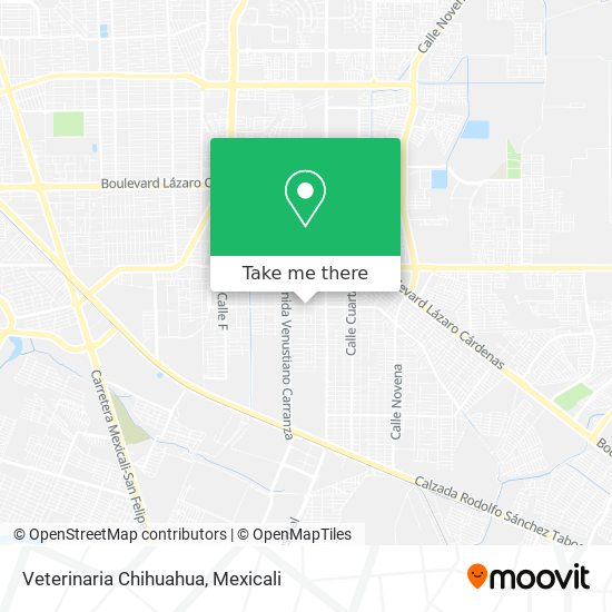 Veterinaria Chihuahua map