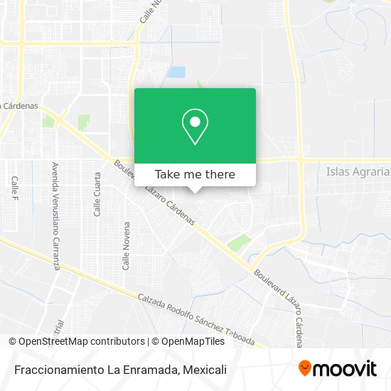 Fraccionamiento La Enramada map