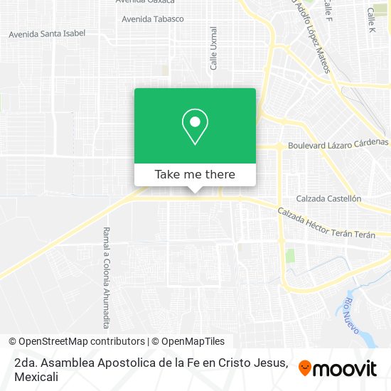 Mapa de 2da. Asamblea Apostolica de la Fe en Cristo Jesus