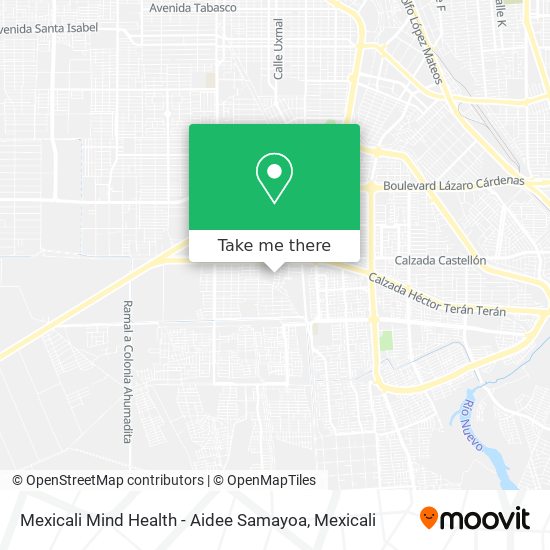 Mexicali Mind Health - Aidee Samayoa map