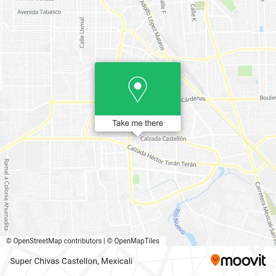 Super Chivas Castellon map