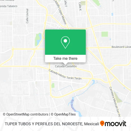 TUPER TUBOS Y PERFILES DEL NOROESTE map