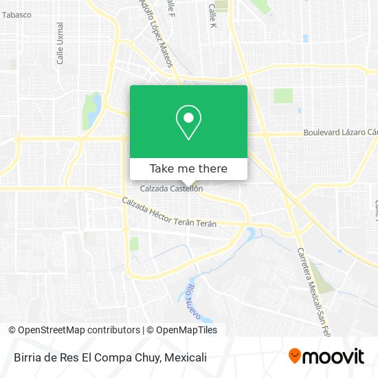Birria de Res El Compa Chuy map