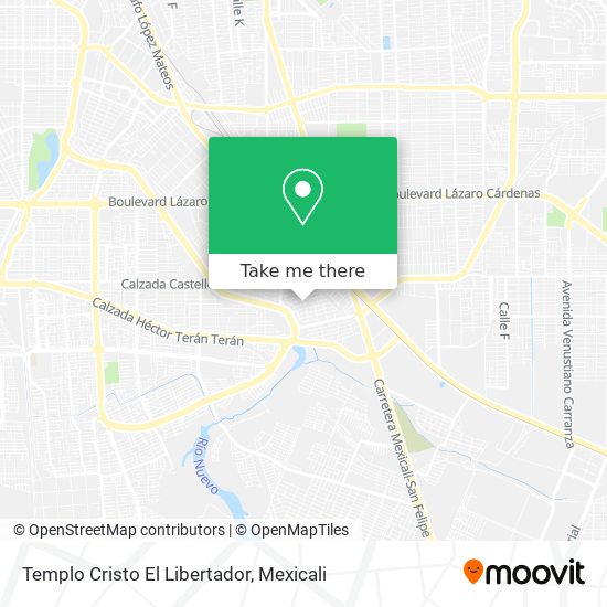 Templo Cristo El Libertador map