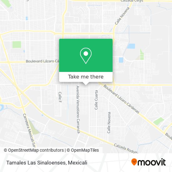 Tamales Las Sinaloenses map