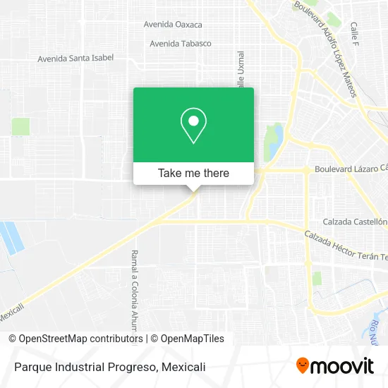 Parque Industrial Progreso map