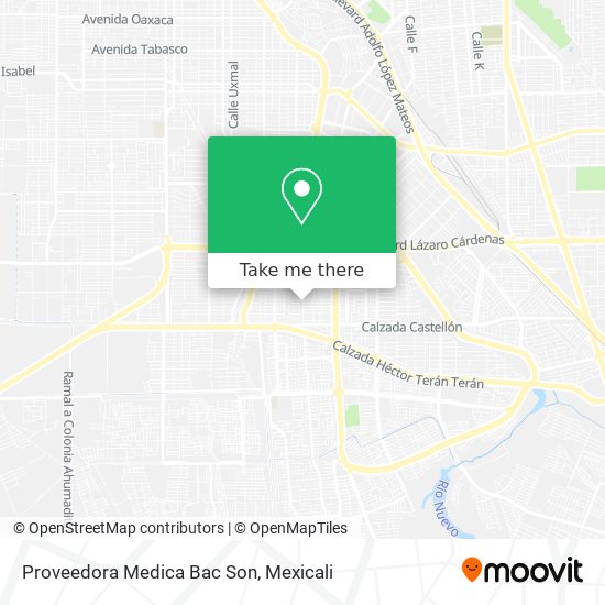 Proveedora Medica Bac Son map