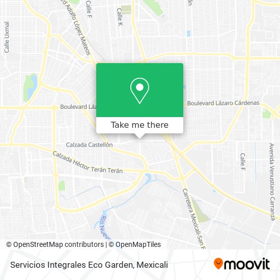 Mapa de Servicios Integrales Eco Garden