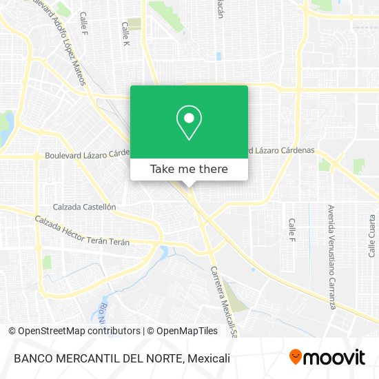 Mapa de BANCO MERCANTIL DEL NORTE