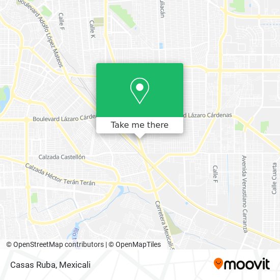 Mapa de Casas Ruba