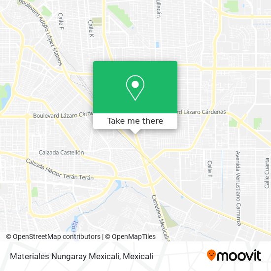 Mapa de Materiales Nungaray Mexicali