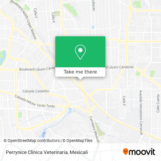 Perrynice Clinica Veterinaria map
