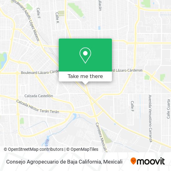 Consejo Agropecuario de Baja California map