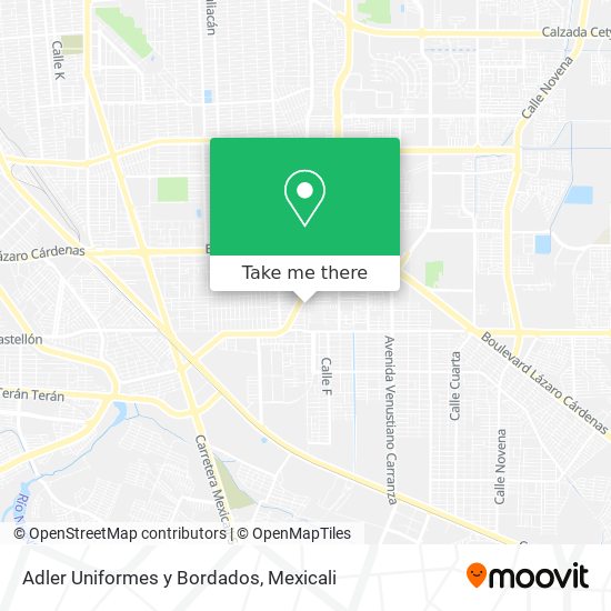 Adler Uniformes y Bordados map