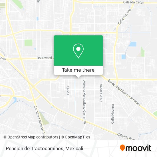 Pensión de Tractocaminos map