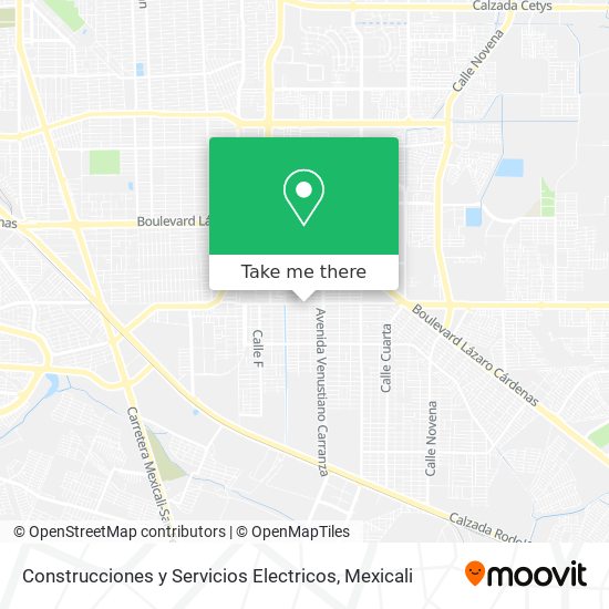 Mapa de Construcciones y Servicios Electricos