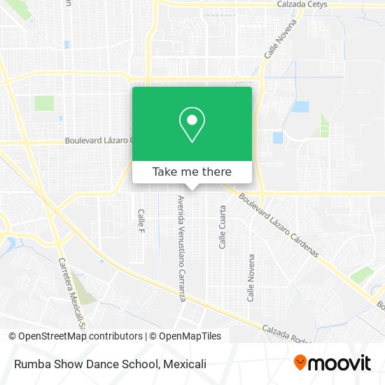 Rumba Show Dance School map