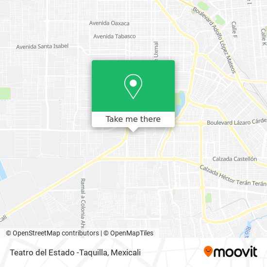 Teatro del Estado -Taquilla map