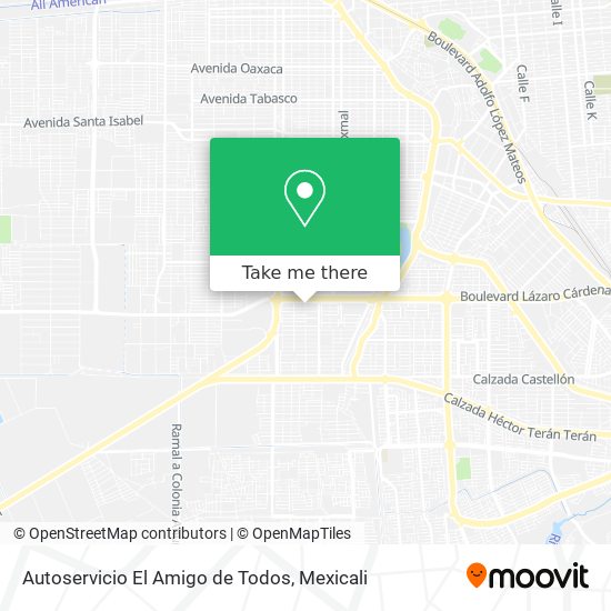 Autoservicio El Amigo de Todos map