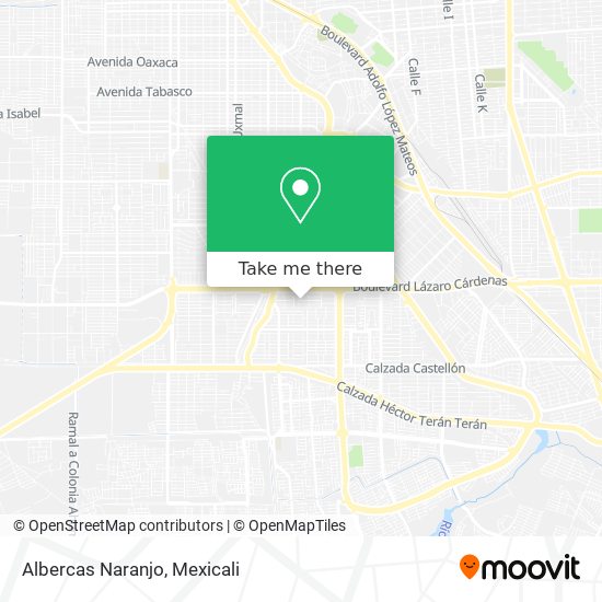 Mapa de Albercas Naranjo