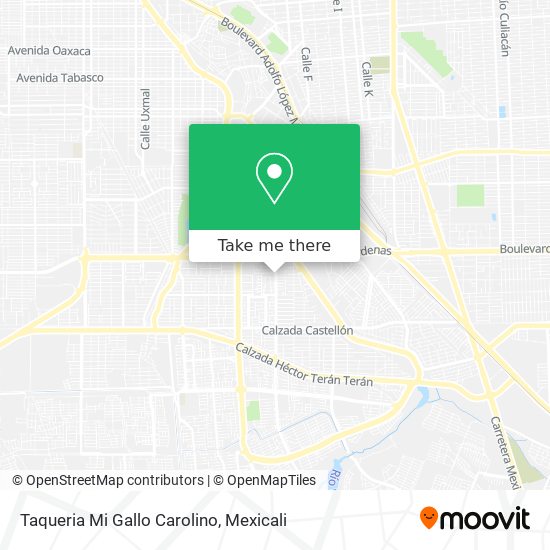 Mapa de Taqueria Mi Gallo Carolino