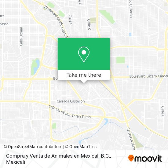 Compra y Venta de Animales en Mexicali B.C. map