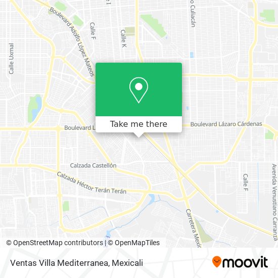 Ventas Villa Mediterranea map