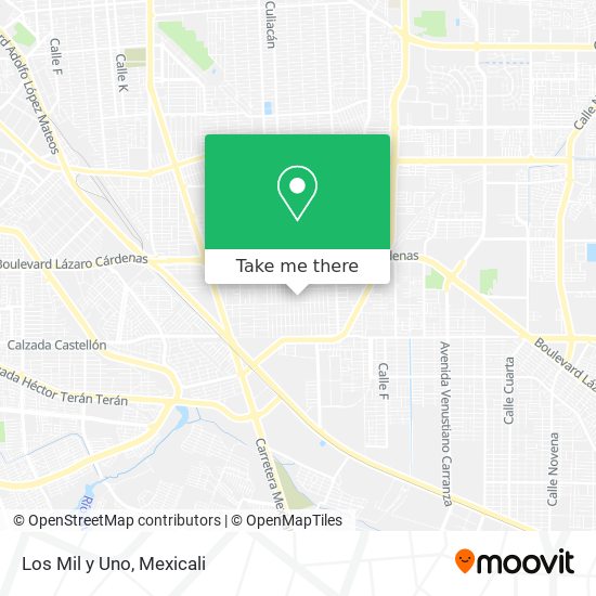Mapa de Los Mil y Uno