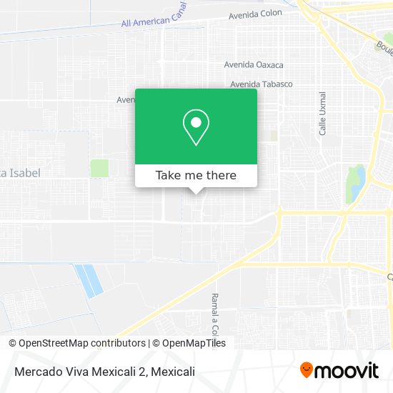 Mercado Viva Mexicali 2 map