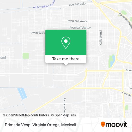 Primaria Vesp. Virginia Ortega map