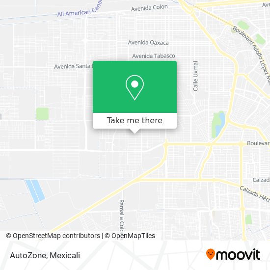 AutoZone map