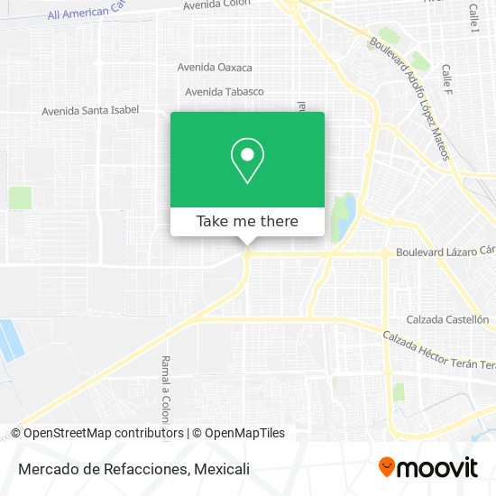 Mercado de Refacciones map