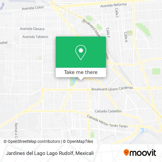 Mapa de Jardines del Lago Lago Rudolf