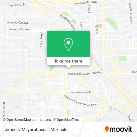 Jiménez Mayoral, cesar map