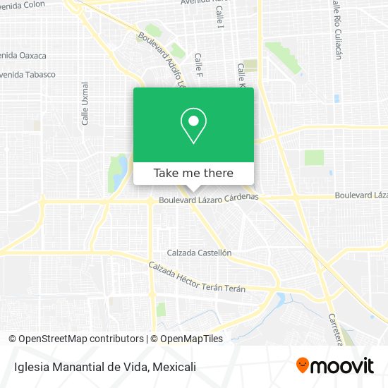 Iglesia Manantial de Vida map