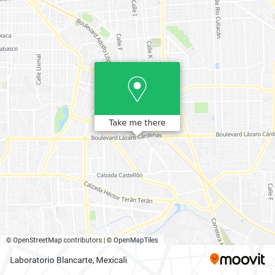 Laboratorio Blancarte map