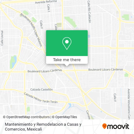 Mantenimiento y Remodelacion a Casas y Comercios map
