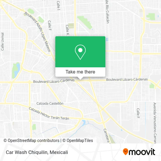 Car Wash Chiquilin map