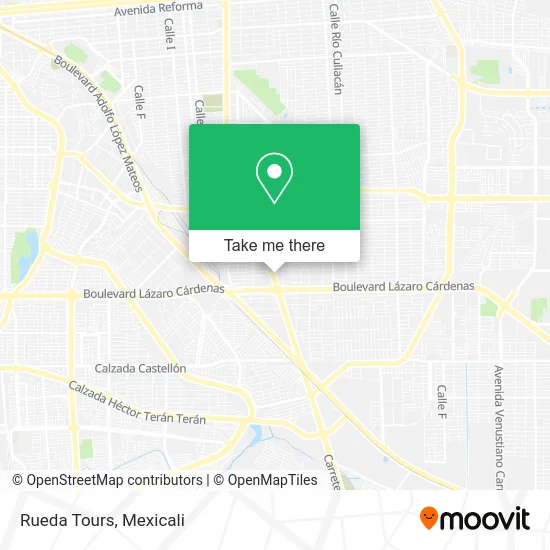 Rueda Tours map