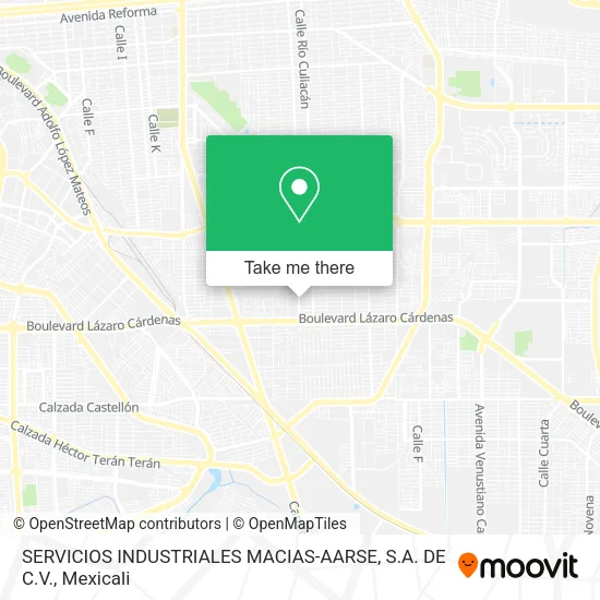 SERVICIOS INDUSTRIALES MACIAS-AARSE, S.A. DE C.V. map