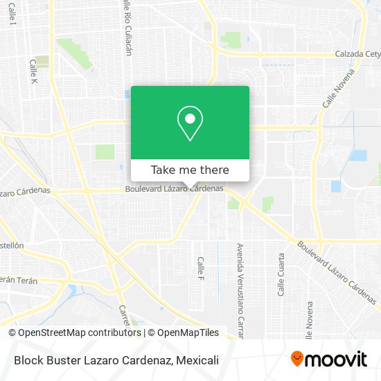 Mapa de Block Buster Lazaro Cardenaz