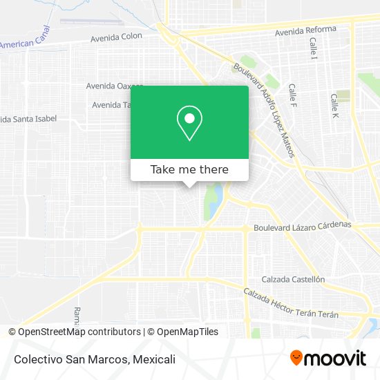 Colectivo San Marcos map