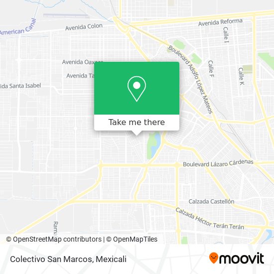 Mapa de Colectivo San Marcos