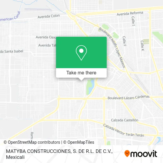 MATYBA CONSTRUCCIONES, S. DE R.L. DE C.V. map