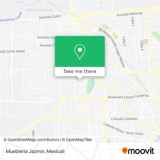 Mueblería Jazmin map