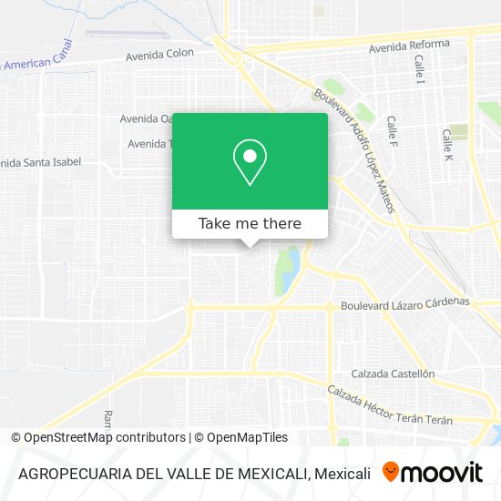 AGROPECUARIA DEL VALLE DE MEXICALI map